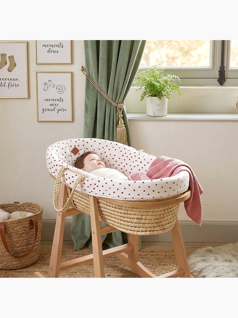 Set per culla in mussola di cotone per neonato | SEVIRA KIDS Rosso - Kiabi