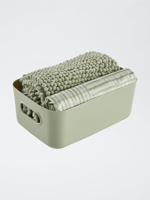 Set per doccia cestino portaoggetti + tenda per doccia + tappeto per doccia - Kiabi