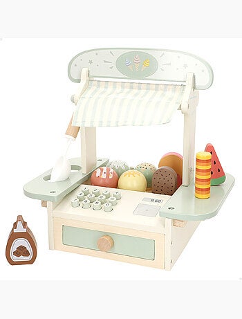 Set per gelato in legno con 11 pezzi 30x21x29 cm WOOMAX