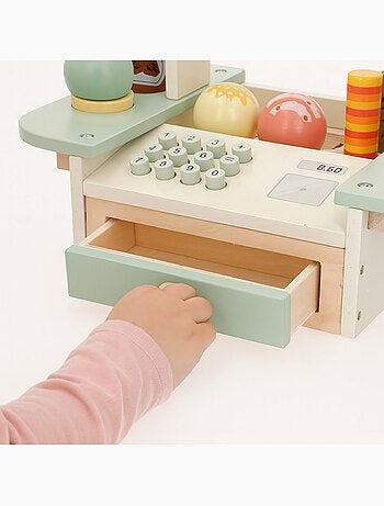 Set per gelato in legno con 11 pezzi 30x21x29 cm WOOMAX