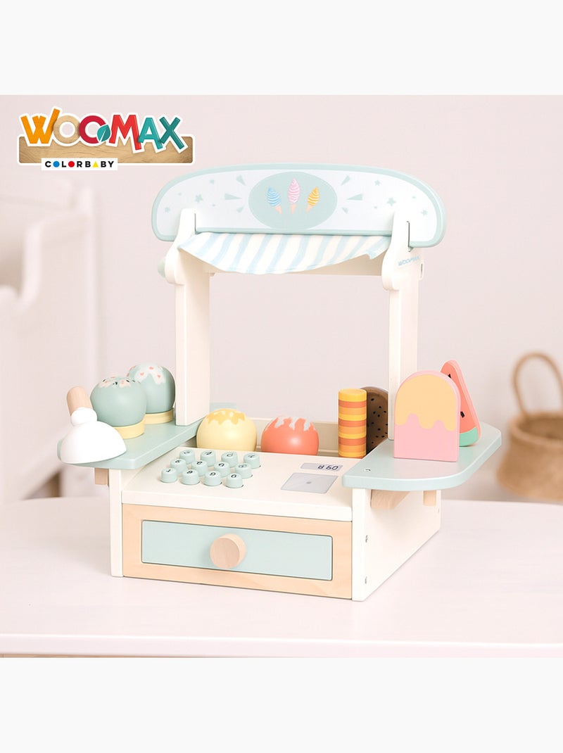Set per gelato in legno con 11 pezzi 30x21x29 cm WOOMAX N/D - Kiabi
