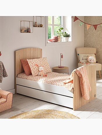 Set per la cameretta del bebè: lettino 70x140 trasformabile, fasciatoio a 3 cassetti e - SAUTHON