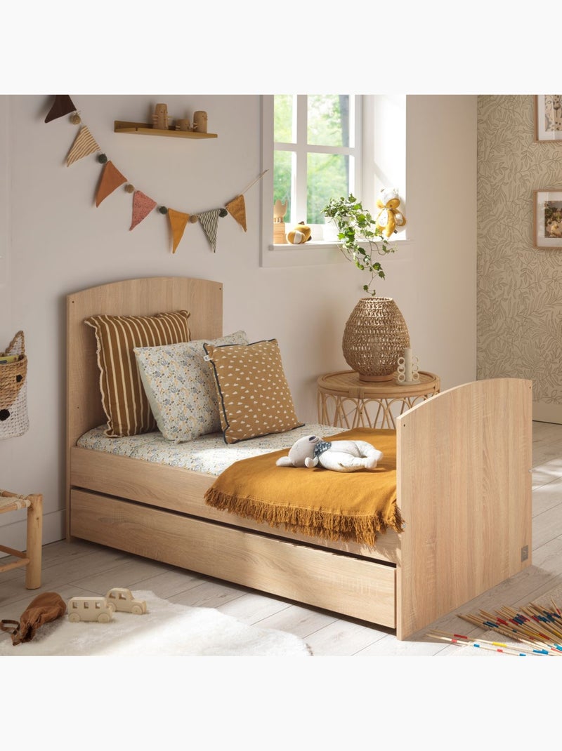 Set per la cameretta del bebè: lettino 70x140 trasformabile, fasciatoio a 3 cassetti e - SAUTHON Marrone - Kiabi