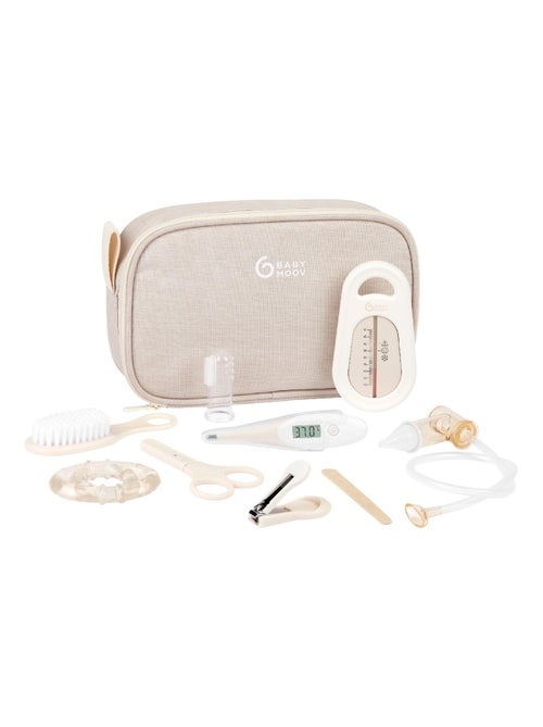 Set per la cura del neonato compatto con 9 accessori, colore Sabbia 'Babymoov' - Kiabi