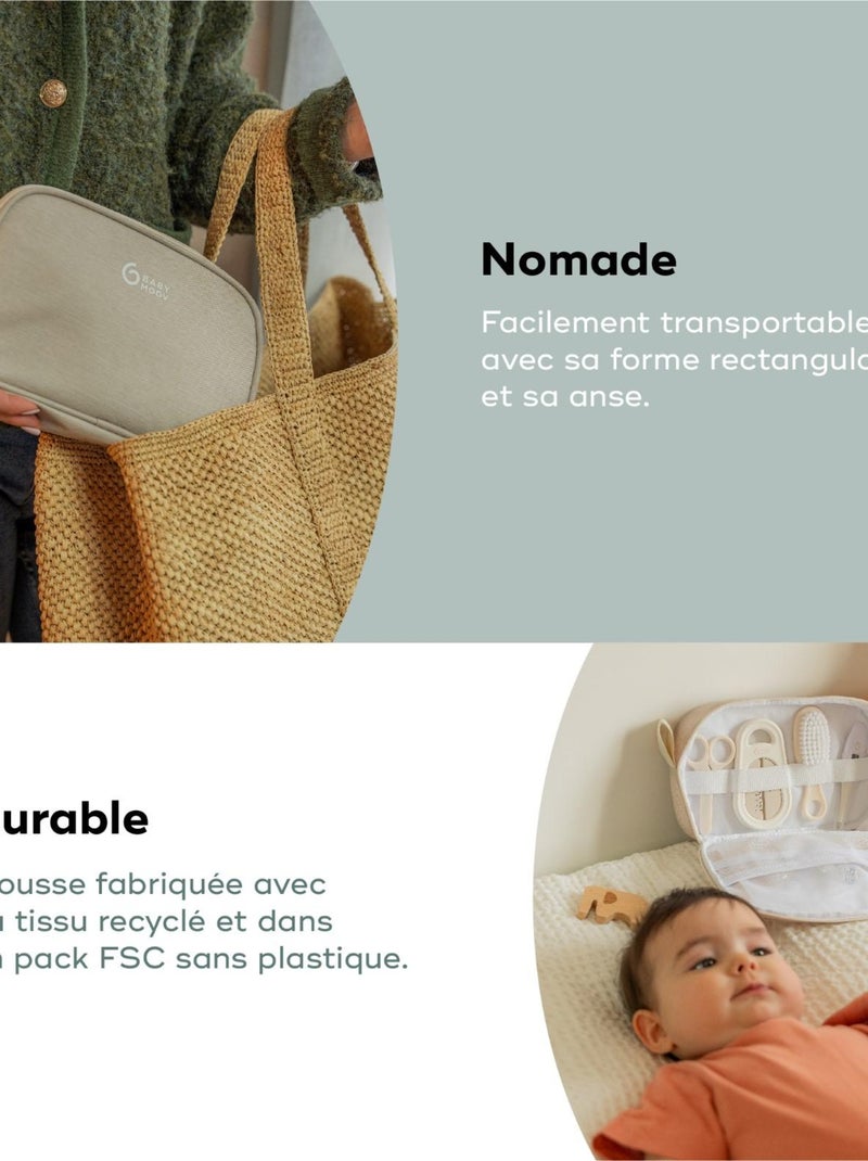 Set per la cura del neonato compatto con 9 accessori, colore Sabbia 'Babymoov' Beige - Kiabi