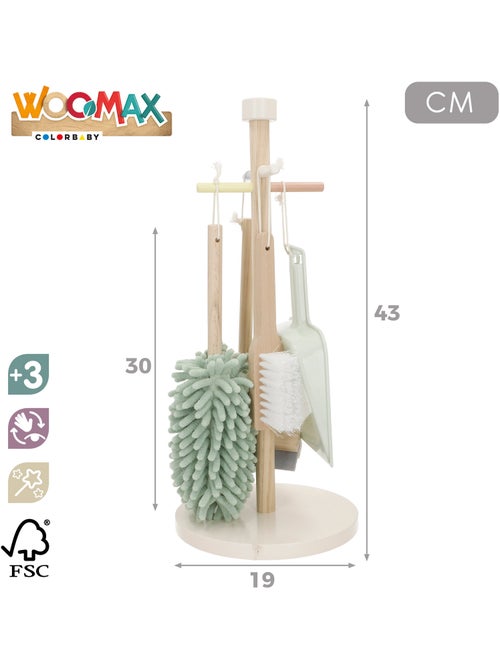 Set per la pulizia del legno da 5 pezzi WOOMAX - Kiabi Set per la pulizia del legno da 5 pezzi WOOMAX - Kiabi