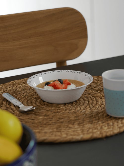 Set per pasti per bebè in melammina Thermobaby con conigli, motivi, 2 piatti - Kiabi