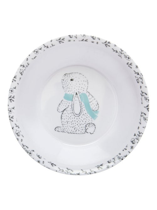 Set per pasti per bebè in melammina Thermobaby con conigli, motivi, 2 piatti - Kiabi