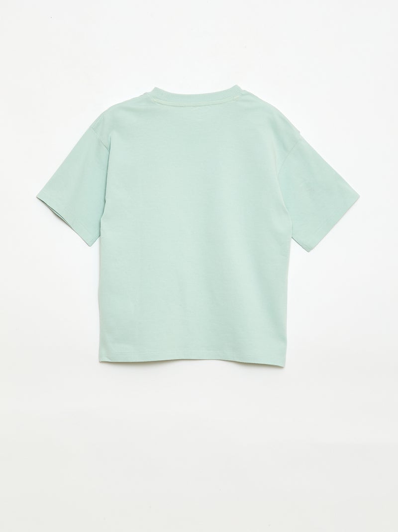 Set pigiama corto 2 pezzi T-shirt + pantaloncini Verde - Kiabi