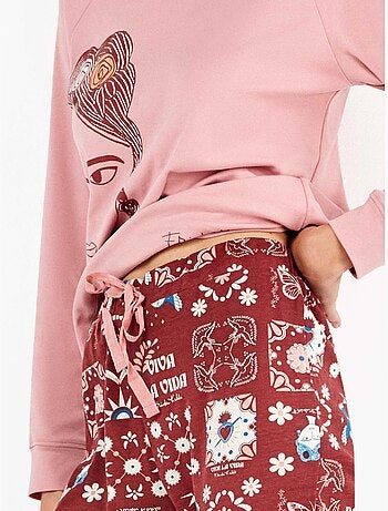 Set pigiama frida kahlo punto interlock