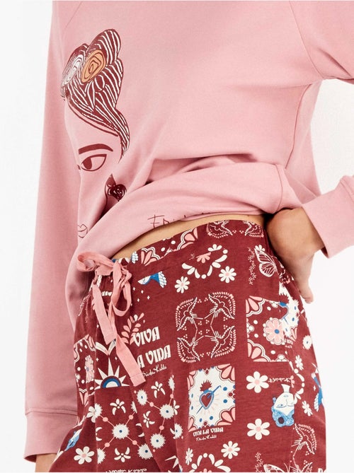 Set pigiama frida kahlo punto interlock - Kiabi