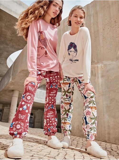 Set pigiama frida kahlo punto interlock - Kiabi