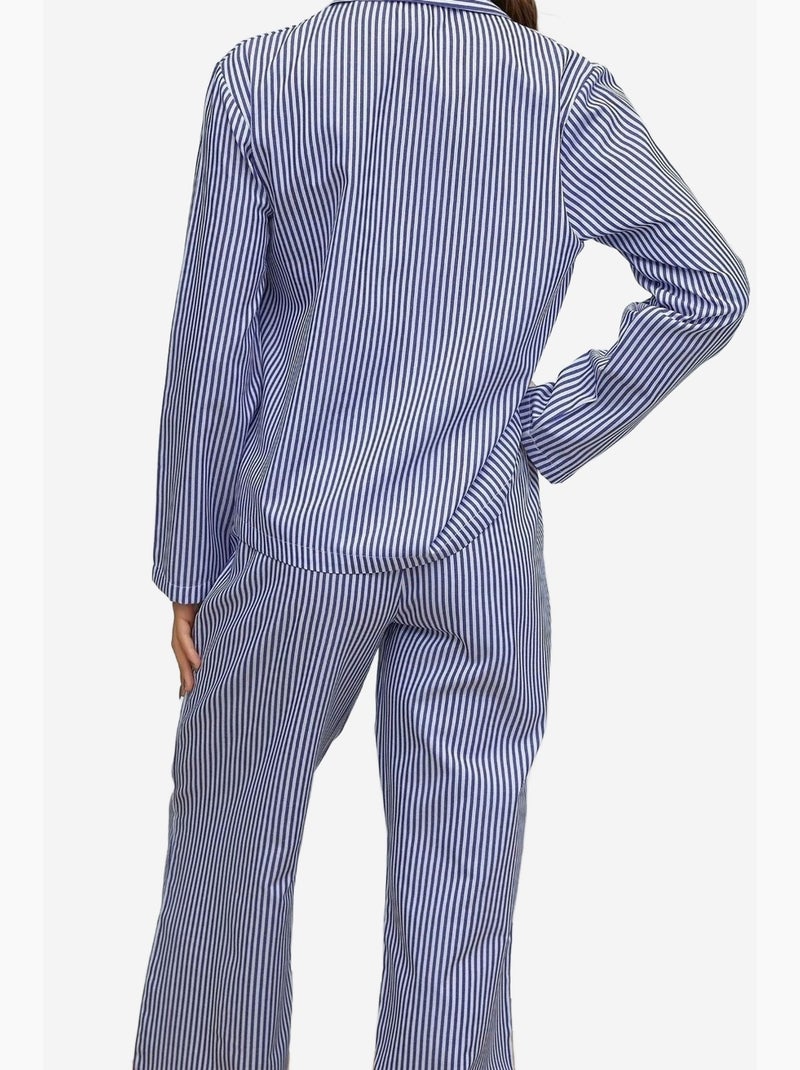 Set pigiama in cotone a righe hiccup Blu cielo - Kiabi