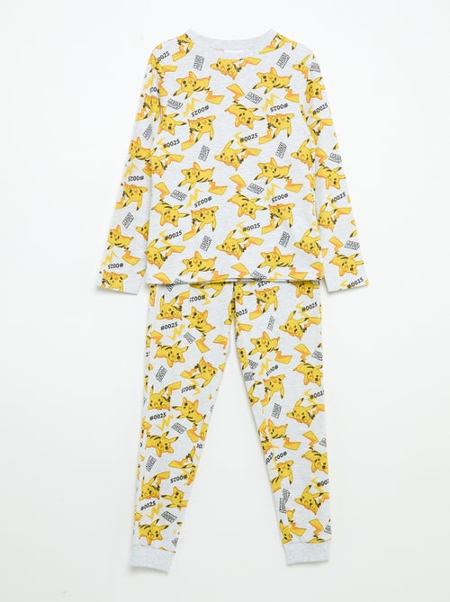 Set pigiama lungo \'Pikachu\' \'Pokémon\' - 2 pezzi - Kiabi Set pigiama lungo \'Pikachu\' \'Pokémon\' - 2 pezzi - Kiabi