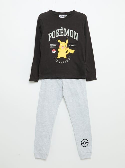 Set pigiama lungo \'Pikachu\' \'Pokémon\' - 2 pezzi - Kiabi Set pigiama lungo \'Pikachu\' \'Pokémon\' - 2 pezzi - Kiabi