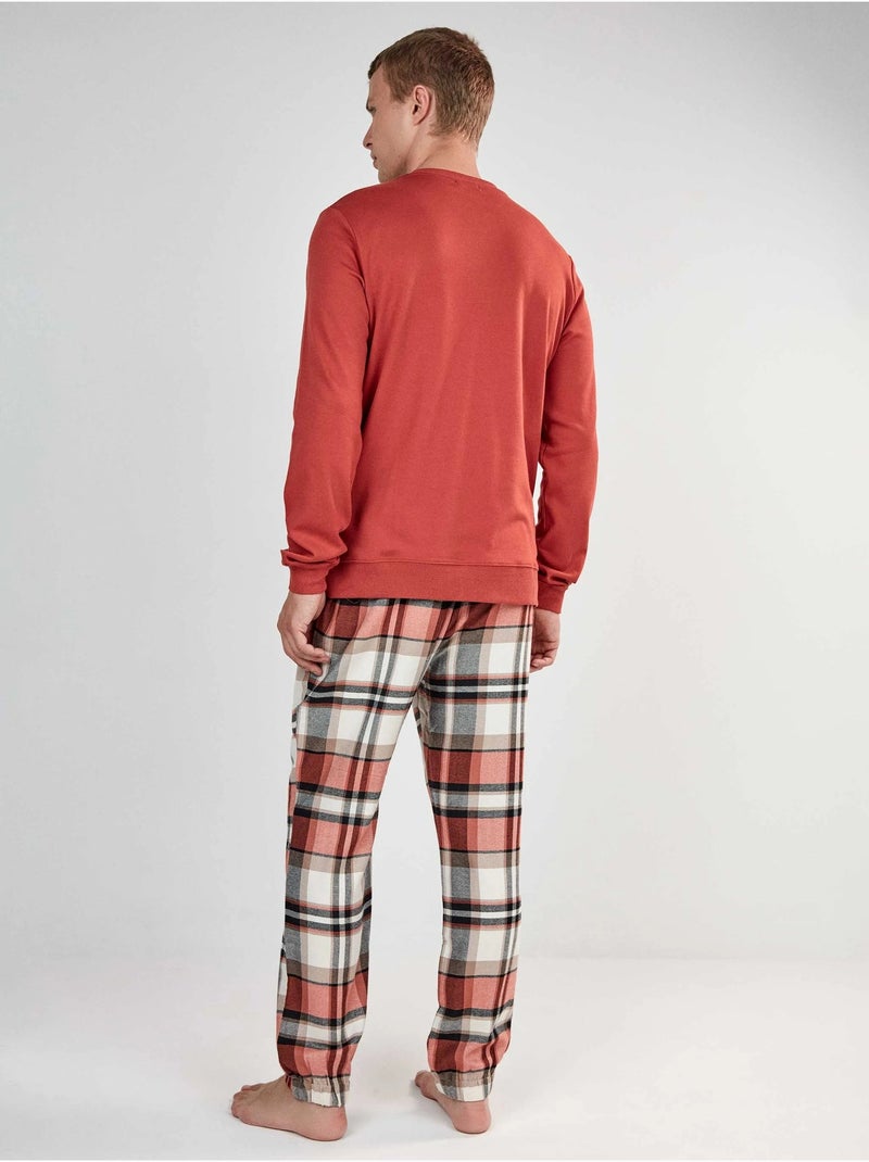 Set pigiama uomo di harry potter con pantaloni a quadri Terracotta - Kiabi