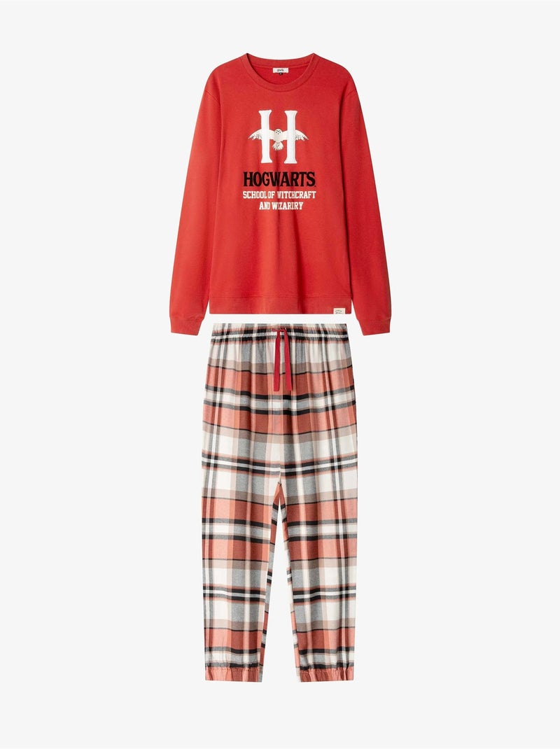 Set pigiama uomo di harry potter con pantaloni a quadri Terracotta - Kiabi