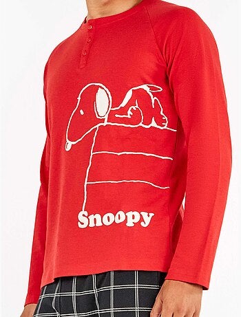 Set pigiama uomo in punto interlock Snoopy