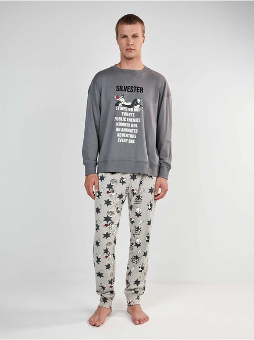 Set pigiama uomo looney tunes di silvester - Kiabi