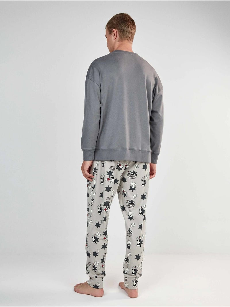 Set pigiama uomo looney tunes di silvester Grigio - Kiabi
