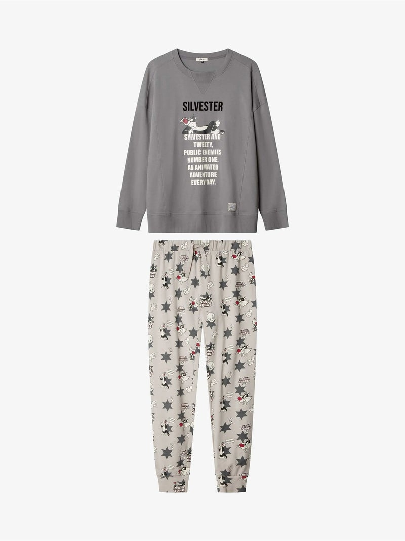 Set pigiama uomo looney tunes di silvester Grigio - Kiabi