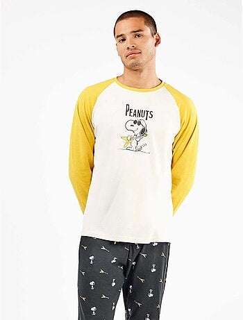 Set pigiama uomo Snoopy in punto interlock