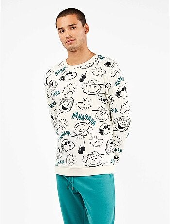 Set pigiama uomo snoopy in punto interlock
