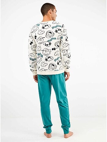 Set pigiama uomo snoopy in punto interlock