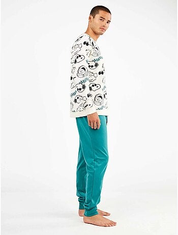 Set pigiama uomo snoopy in punto interlock