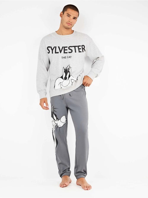Set pigiama uomo Sylvester in punto interlock - Kiabi