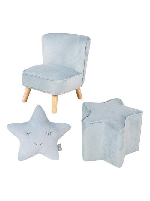 Set poltroncina + pouf + cuscino decorativo a stella "Roba Lil Sofa" - Kiabi