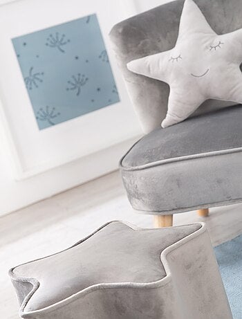 Set poltroncina + pouf + cuscino decorativo a stella "Roba Lil Sofa