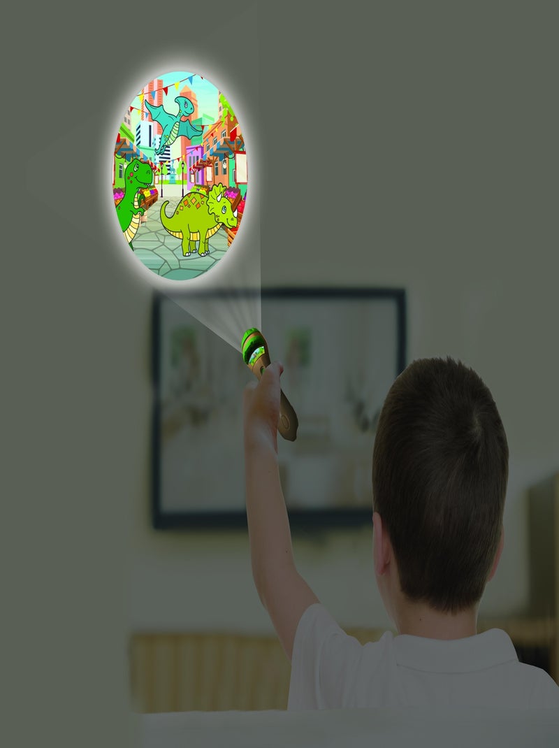 set regalo torcia con proiettore di dinosauri Multicolore - Kiabi