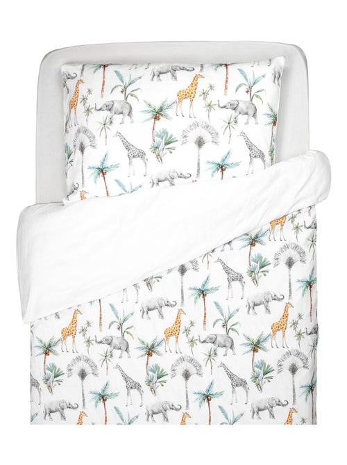 Set reversibile in raso di cotone per bambini | SEVIRA KIDS - Kiabi