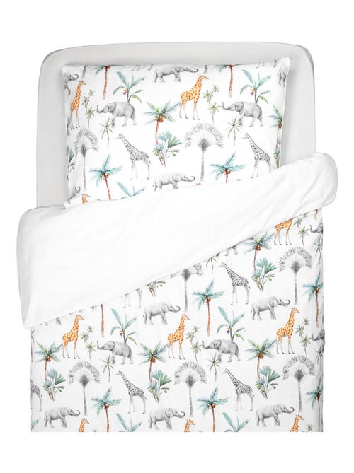 Set reversibile in raso di cotone per bambini | SEVIRA KIDS - Kiabi