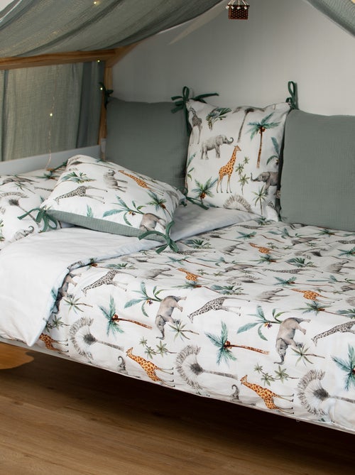 Set reversibile in raso di cotone per bambini | SEVIRA KIDS - Kiabi