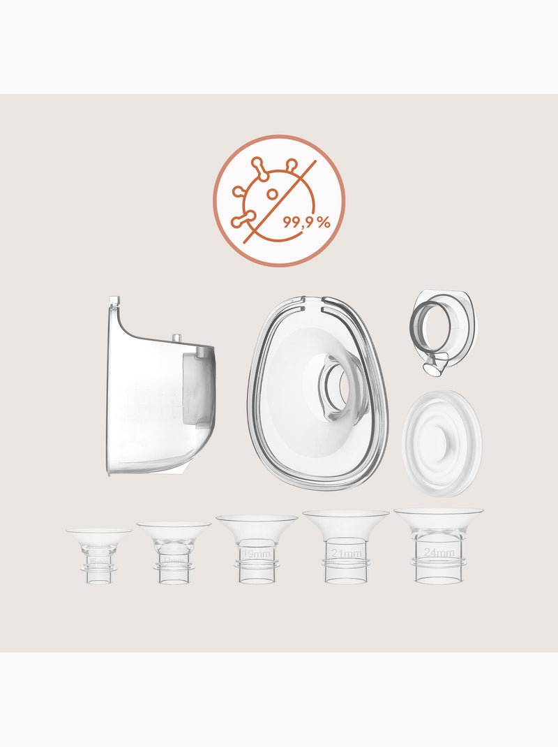 Set ricambi Fidi Free Lumi Blu cielo/Grigio/Bianco perla/Trasparente - Kiabi