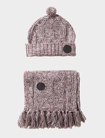 Set sciarpa e cappello