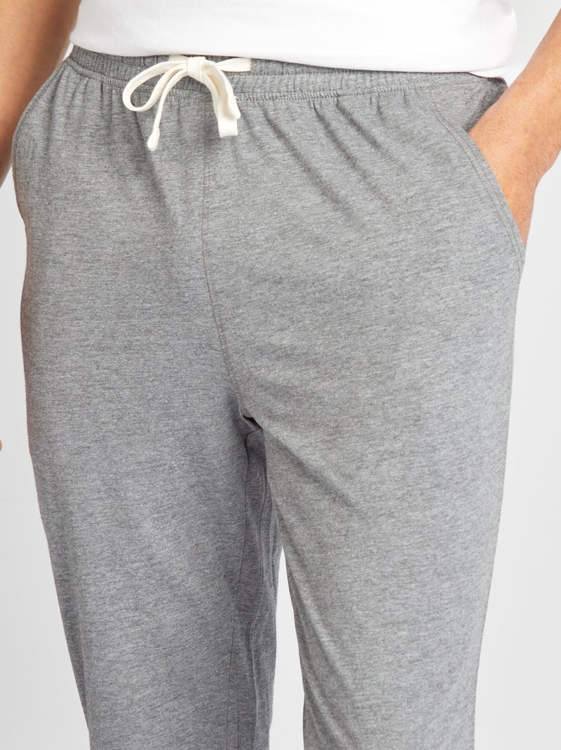 Set set di 2 pigiami 2 pantaloni de pigiama ! NERO - Kiabi