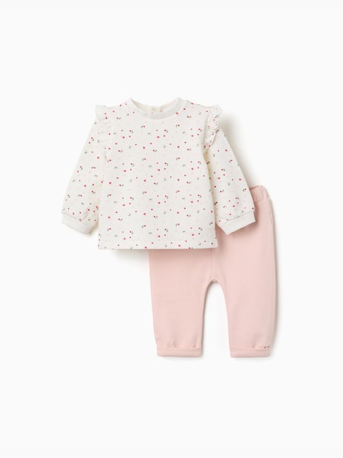 Set spazzolato con stampa floreale - Kiabi