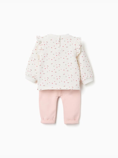 Set spazzolato con stampa floreale - Kiabi