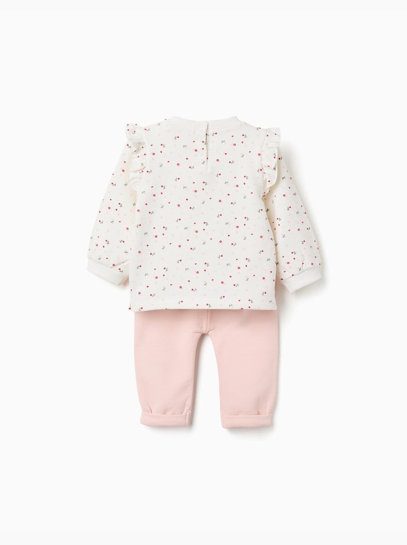 Set spazzolato con stampa floreale Bianco - Kiabi
