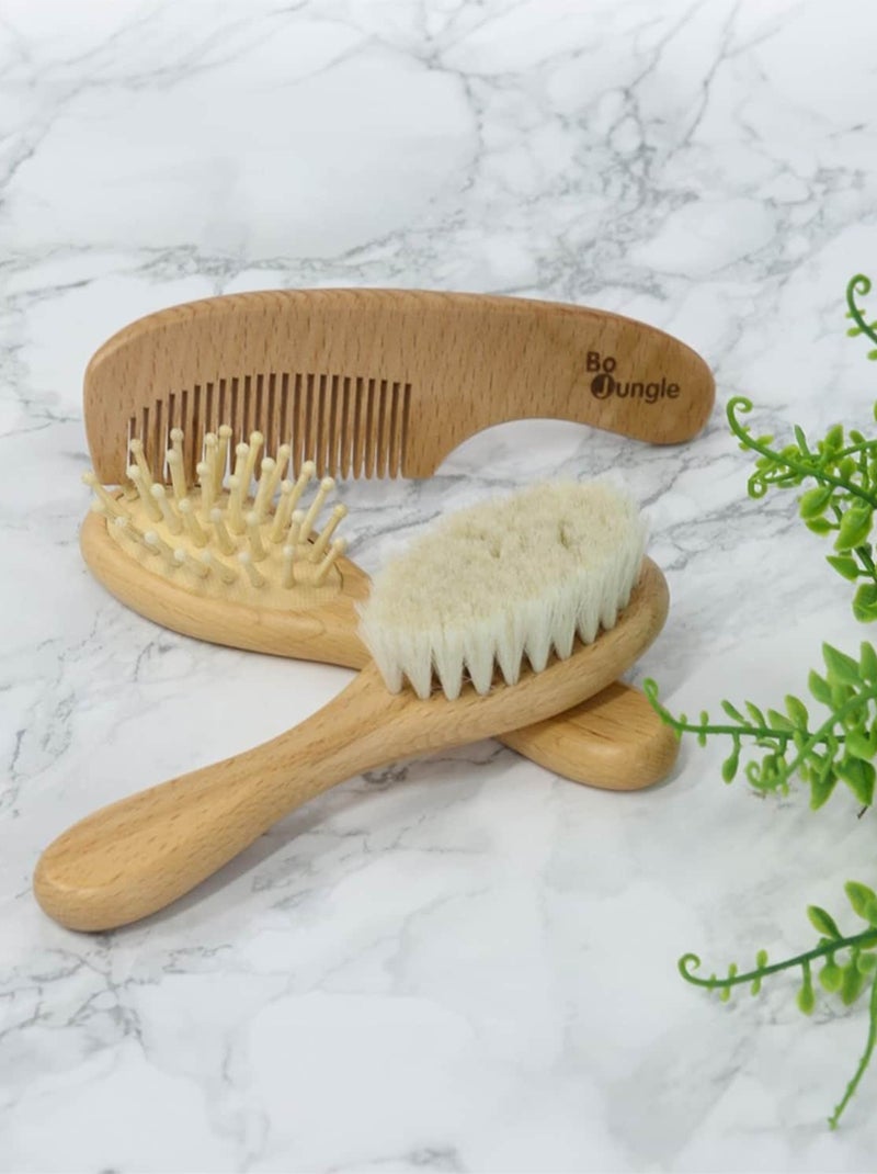Set spazzole e pettine in legno naturale per bambini - bo jungle | bo jungle | bo jungle Marrone - Kiabi