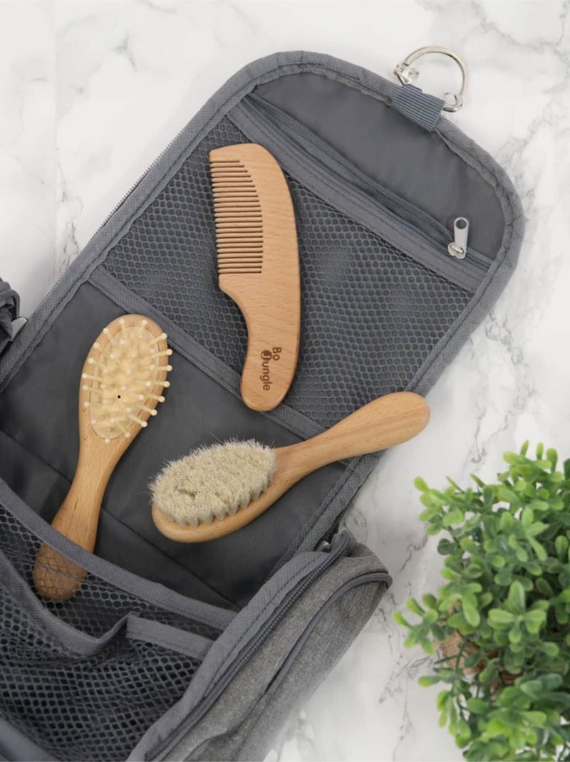 Set spazzole e pettine in legno naturale per bambini - bo jungle | bo jungle | bo jungle Marrone - Kiabi