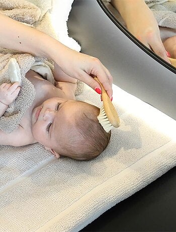 Set spazzole e pettine in legno naturale per bambini - bo jungle | Bo Jungle