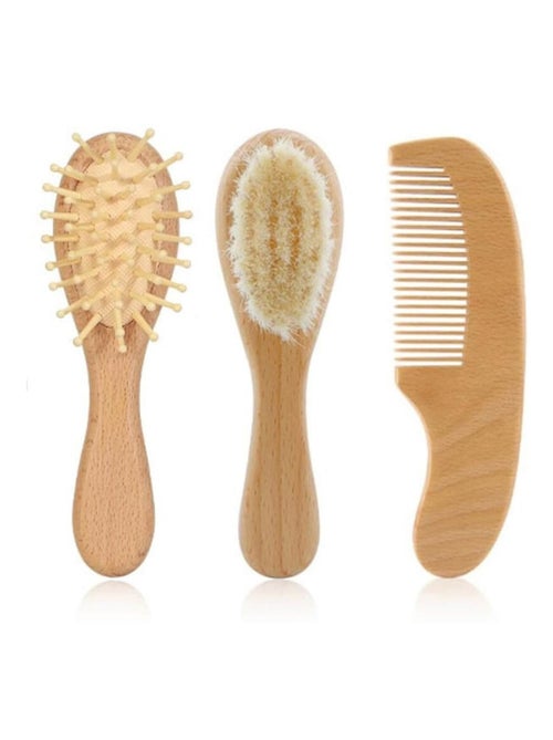 Set spazzole e pettine in legno naturale per bebè | bo jungle | bo jungle - Kiabi Set spazzole e pettine in legno naturale per bebè | bo jungle | bo jungle - Kiabi
