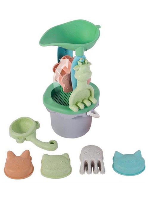 Set spiaggia & giardino - 8 pezzi con mulino in paglia di grano | Magni - Kiabi