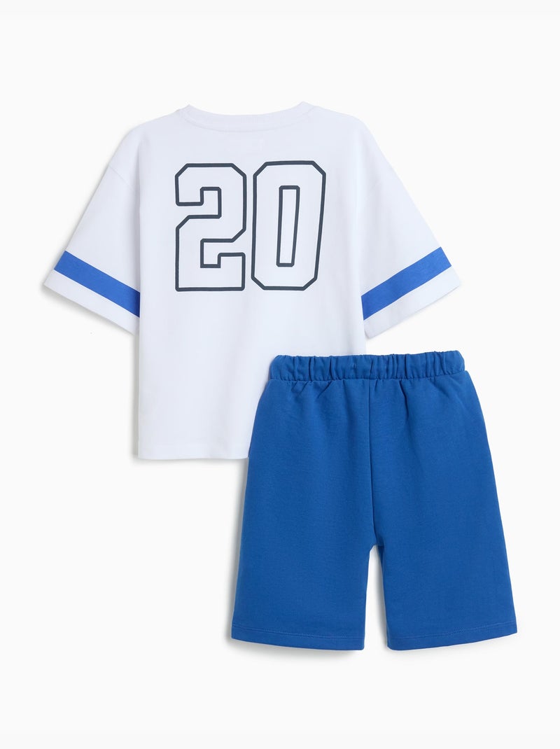 Set T-shirt e shorts, MO Fashion Blu - Kiabi