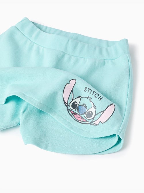 Set t-shirt in cotone e gonna-pantalone con stitch - Kiabi