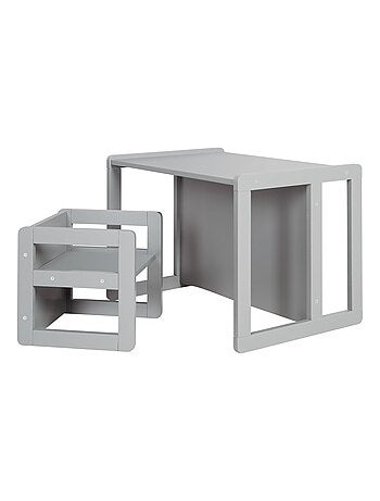 Set tavolo convertibile in panchina + 1 sedia evolutiva – "Roba